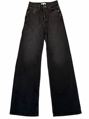 RE/DONE 70s ULTRA HIGH RISE STOVE PIPE Washed Noir Size 24